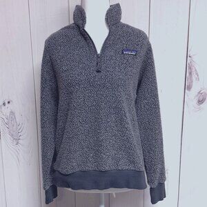 Patagonia Womens Woolyester™ Fleece Pullover Gray Size M Style 26950, EUC